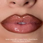 <strong class=aaaaa>Peach Mochi</strong><br/><span class=bbbbb>Fresh Kiss Glossy Balm</span><br/><b class=ccccc>Shimmer Peptide Glossy Lip Balm</b> - Image 4
