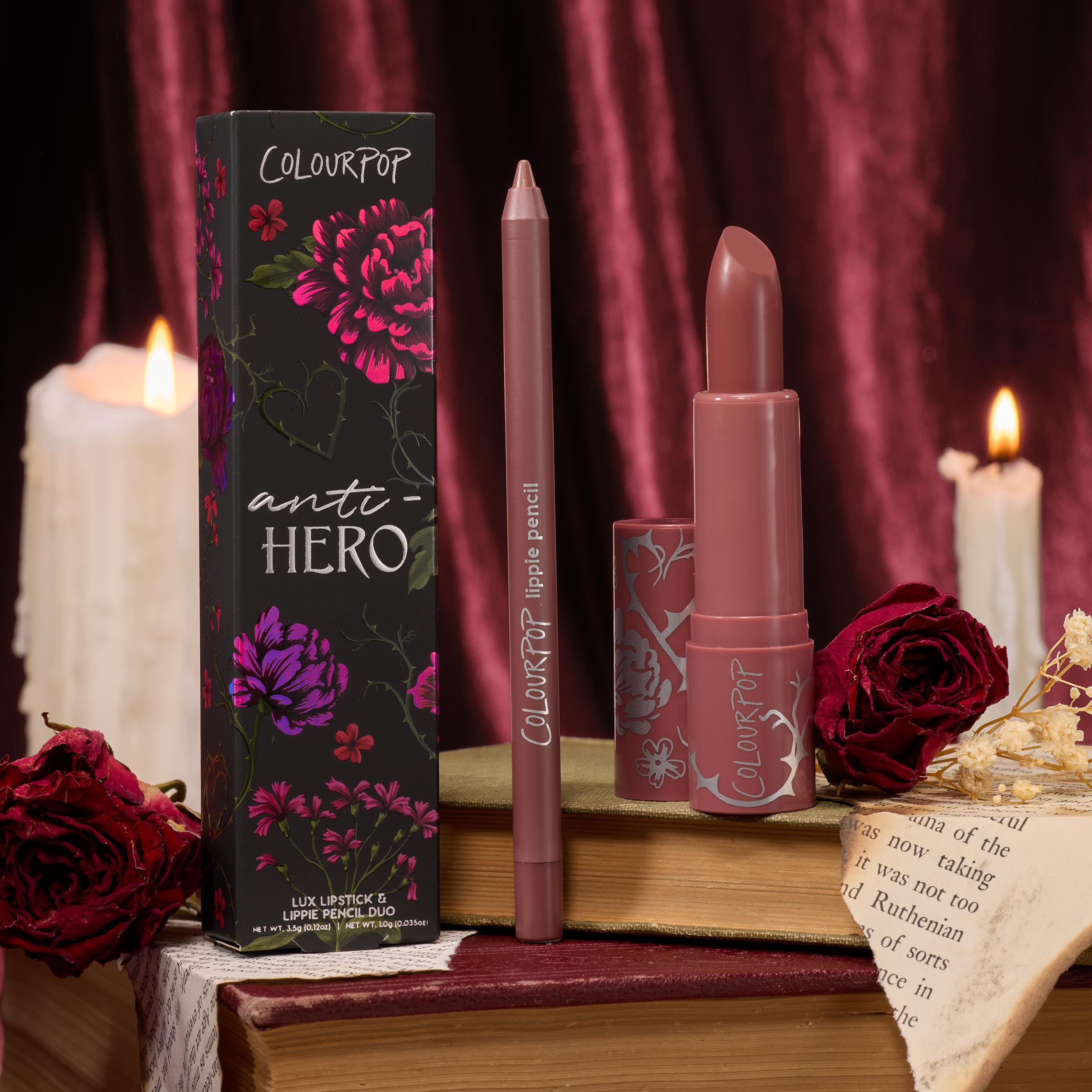 Kit-AntiHero-Stylized-Into-Lit <span class=bbbbb>Anti-Hero</span><br/><b class=ccccc>Lipstick & Lip Pencil Kit</b> - Image 1