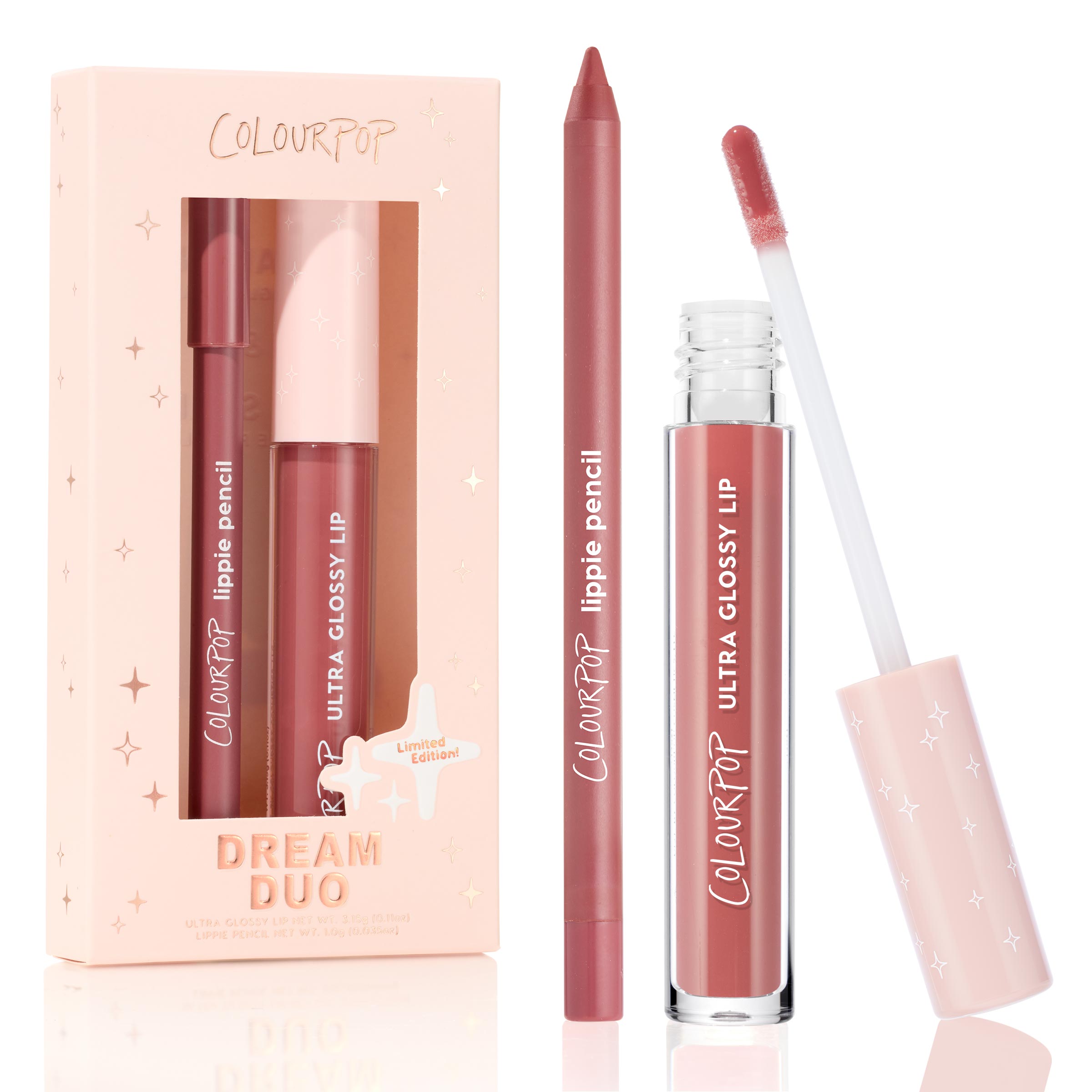Kit-DreamDuo-NewPDP <strong class=aaaaa>Dream Duo</strong><br/><span class=bbbbb>Lip Pencil & Lip Gloss Set</span><br/><b class=ccccc>Dream Duo</b> - Image 1